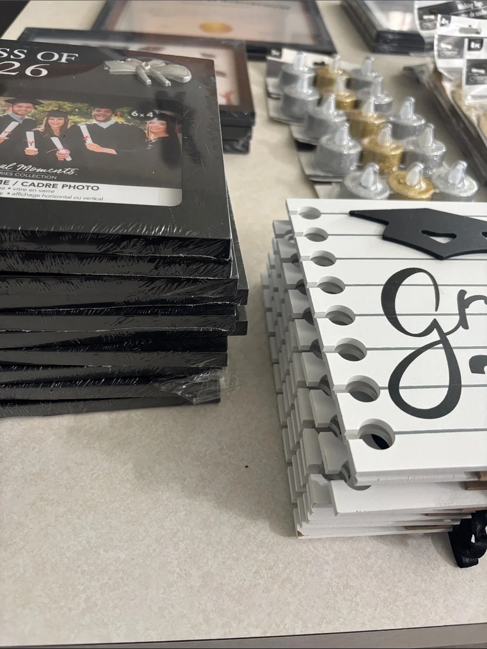 Special Moments Black and Gold Graduation Party Decorations Kit